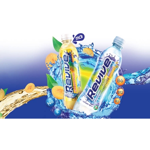 NƯỚC UỐNG ĐIỆN GIẢI REVIVE 390ML/500ML BÙ KHOÁNG BÙ NƯỚC