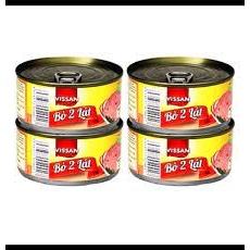 Bò 2 lát Vissan 170G thịt bò đóng hộp ngon bảo đảm sức khỏe