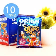 Kẹo dẻo con sâu 67G Orion kẹo ngon 100% nhập khẩu Hàn Quốc