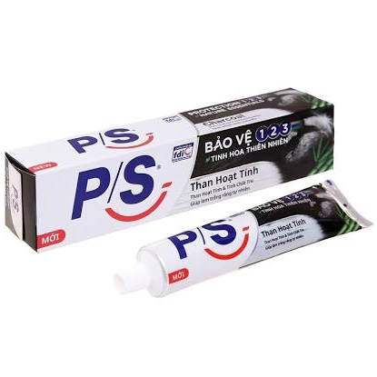 Kem đánh răng P/S than hoạt tính và tre 180g chính hãng 100%