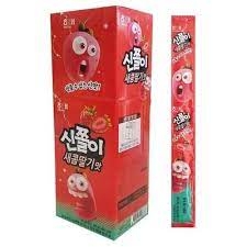 Kẹo dẻo chua ngọt vị dâu 24g Haitai kẹo ngon đảm bảo sức khỏe 100% nhập khẩu Hàn Quốc