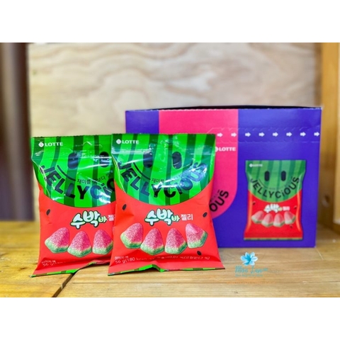 Kẹo dẻo dưa hấu JellyCious 50G Hàn Quốc chính hãng ngon chất lượng tuyệt hảo