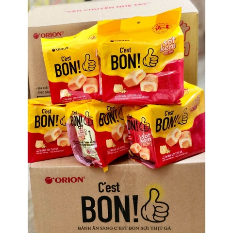 Bánh bons vị trứng muối/ Sợi gà xé/ Kem phô mai 101.5g/8.5g Chính hãng 100%