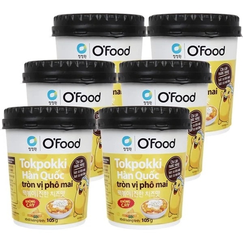 Tokpokki Ofood phô mai 105G Chính hãng 100%