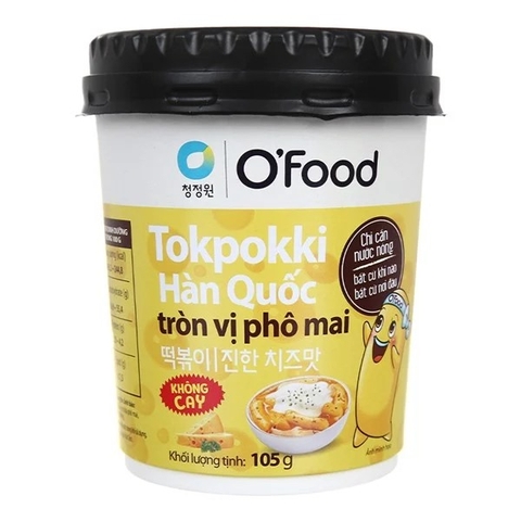 Tokpokki Ofood phô mai 105G Chính hãng 100%