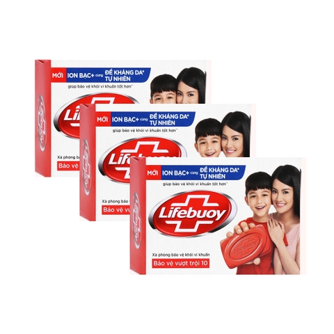 Xà bông cục Lifeboy bảo vệ vượt trội 90g