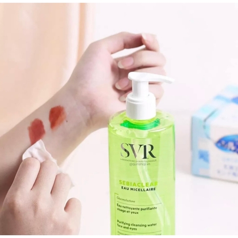 NƯỚC LÀM SẠCH DA, TẨY TRANG VÀ GIÚP LOẠI BỎ DẦU CHO DA SVR SEBIACLEAR EAU MICELLAIRE 75ML