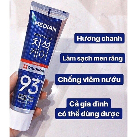 Kem đánh răng Amore Median 93% Original xanh dương 120g
