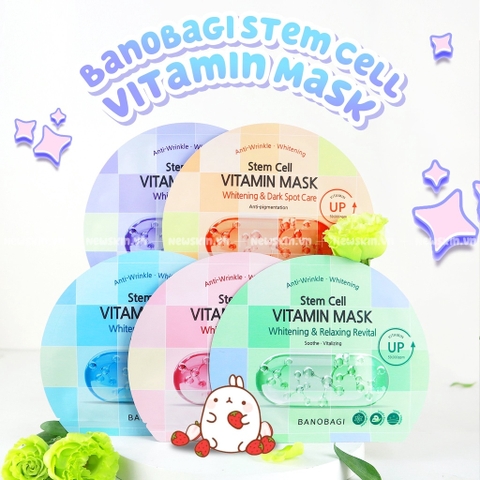 Mặt Nạ Dưỡng Da Banobagi Stem Cell Vitamin Mask 30ml Dễ dàng lựa chọn