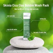 Mặt nạ sủi bọt SKINIA xanh chính hãng 100%