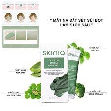 Mặt nạ sủi bọt SKINIA xanh chính hãng 100%