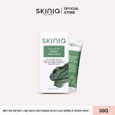 Mặt nạ sủi bọt SKINIA xanh chính hãng 100%
