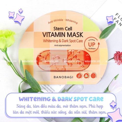 Mặt Nạ Dưỡng Da Banobagi Stem Cell Vitamin Mask 30ml Dễ dàng lựa chọn
