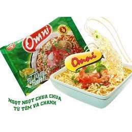 Mỳ bát vuông vị tôm chanh 75G Chính hãng 100%