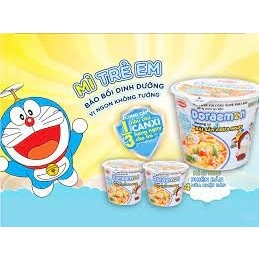Mỳ ly Doraemon hải sản 53G Phù hợp cho trẻ em