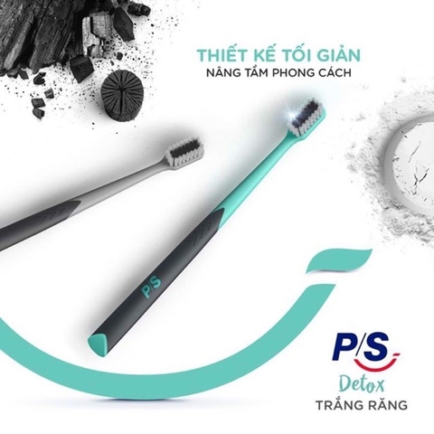 Bàn chải P/S detox trắng răng