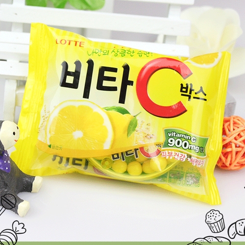 Kẹo lotte vita C 17,5g Chuẩn nhập khẩu Hàn Quốc