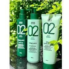 Dầu gội trà xanh AMOS 80ML/200ML giảm rụng tóc