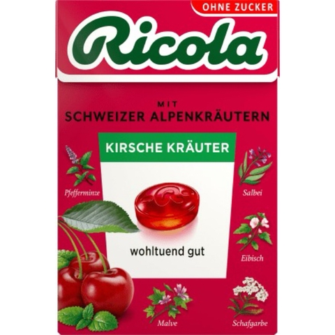 AN) Viên ngậm thảo mộc Ricola Cranberry không đường