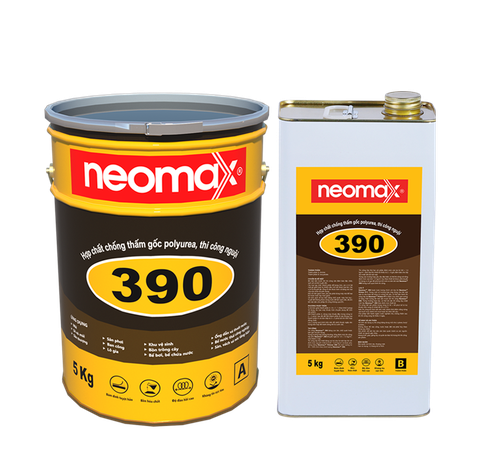 Neomax® 390 - Hợp chất chống thấm gốc polyurea, thi công nguội