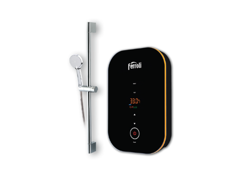Máy nước nóng trực triếp ferroli Amore GDP-4500W (bơm tăng áp, hiển thị nhiệt độ)