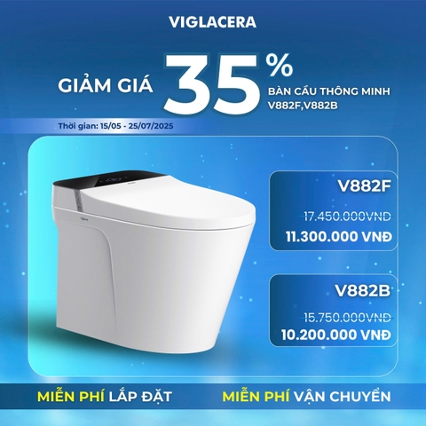 Bồn cầu thông minh Viglacera V882B