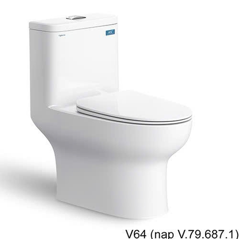 Bồn cầu liền 1 khối Viglacera V64