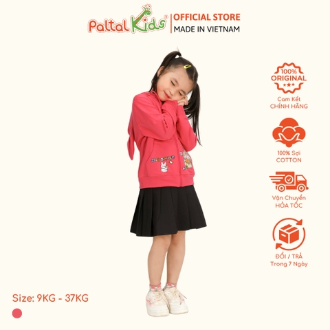 Áo Khoác Tai Thỏ CVC Bé Gái Cao Cấp - 401 4014