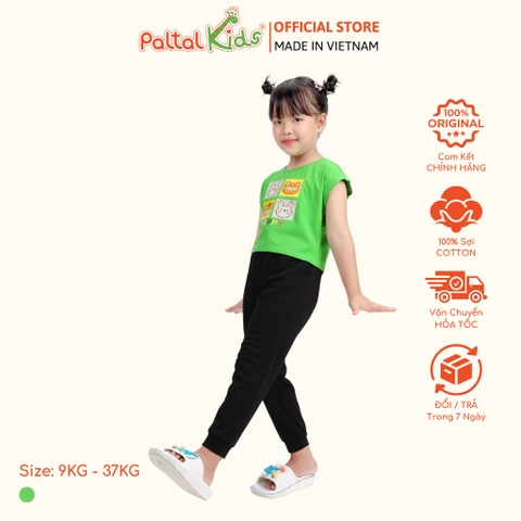 Áo Croptop Cotton Mỹ Bé Gái Cao Cấp - 020 1370