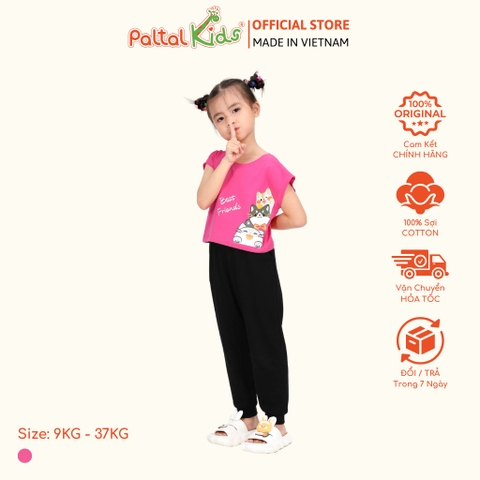 Áo Croptop Cotton Mỹ Bé Gái Cao Cấp - 020 1371