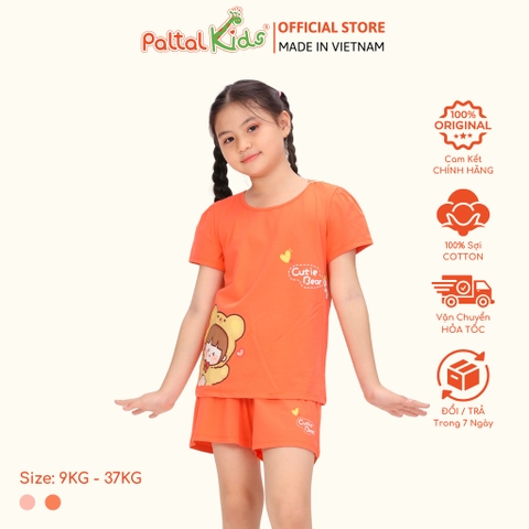 BST Mùa Xuân - Bộ Đùi Tay Ngắn Cotton Mỹ Bé Gái Cao Cấp - 025 5152