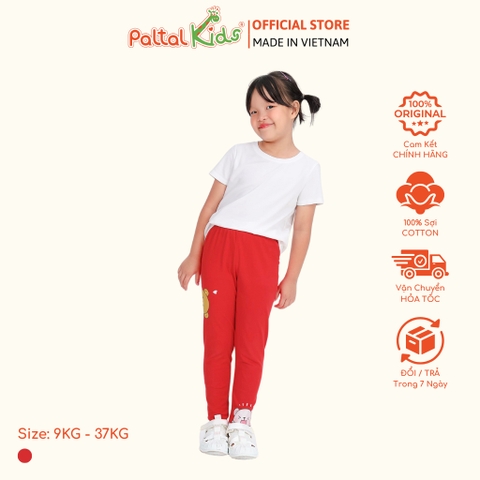 Quần Dài Cotton Borib Bé Gái Cao Cấp - 228 8052