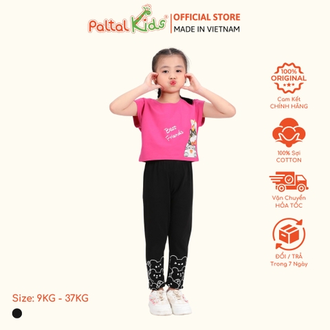 Quần Dài Cotton Borib Bé Gái Cao Cấp - 228 8055