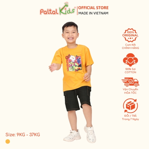 Áo Thun Cotton Mỹ Bé Trai Cao Cấp - 020 1400