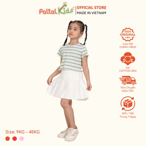 Áo Croptop Cotton Sọc Gân Cao Cấp - 020 1421