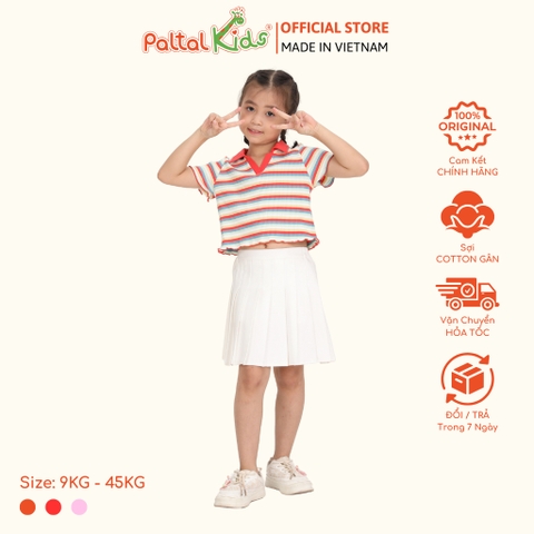 Áo Croptop Cotton Sọc Gân Cao Cấp - 020 1419