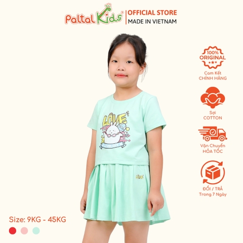 Set Áo Mix Chân Váy Cotton Mỹ Cao Cấp - 022 9204