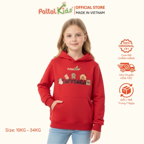 Áo Hoodie Nỉ Da Cá Bé Gái Cao Cấp - 191 4032