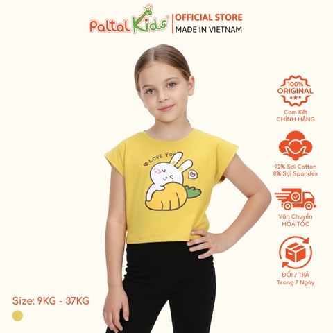 Áo Croptop Cotton Mỹ Bé Gái Cao Cấp - 020 1373