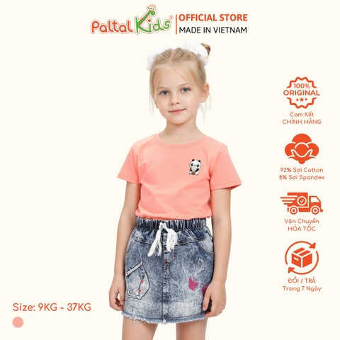 Áo Thun Cotton Mỹ Bé Gái Cao Cấp - 020 1366