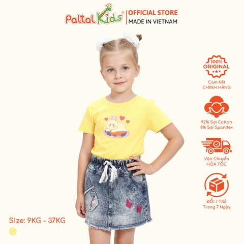 Áo Thun Cotton Mỹ Bé Gái Cao Cấp - 020 1365