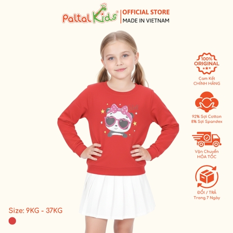 Áo Sweater Cotton Borib Bé Gái Cao Cấp - 020 1376