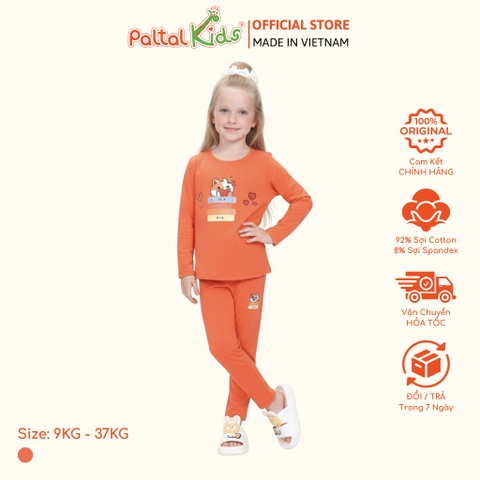 BST Mùa Đông - Đồ Bộ Tay Dài Cotton Mỹ Bé Gái Cao Cấp - 023 6025