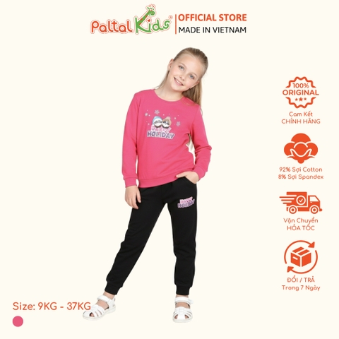 BST Mùa Đông - Đồ Bộ Tay Dài Cotton Borib Bé Gái Cao Cấp  - 223 6043