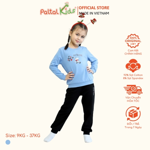 BST Mùa Đông - Đồ Bộ Tay Dài Cotton Borib Bé Gái Cao Cấp - 223 6046