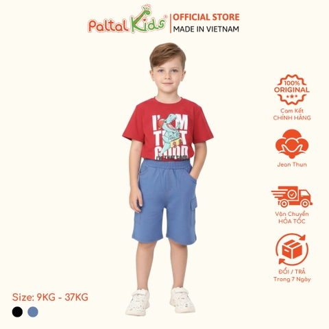 Quần Đùi Túi Hộp Jean Thun Bé Trai Cao Cấp - 508 8513