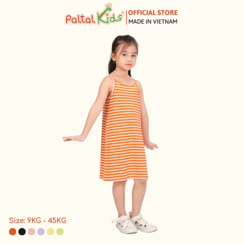 Đầm Dáng A Hai Dây Viscose Cao Cấp - 32C 8028