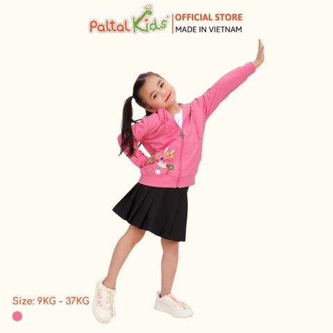 Áo Khoác Tai Thỏ CVC Bé Gái Cao Cấp - 401 4017