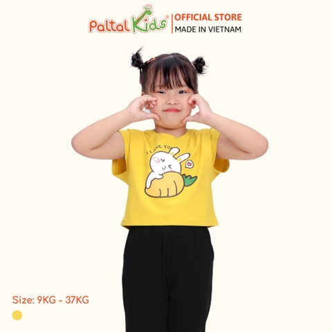 Áo Croptop Cotton Mỹ Bé Gái Cao Cấp - 020 1373