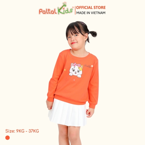 Áo Sweater Cotton Borib Bé Gái Cao Cấp - 020 1381